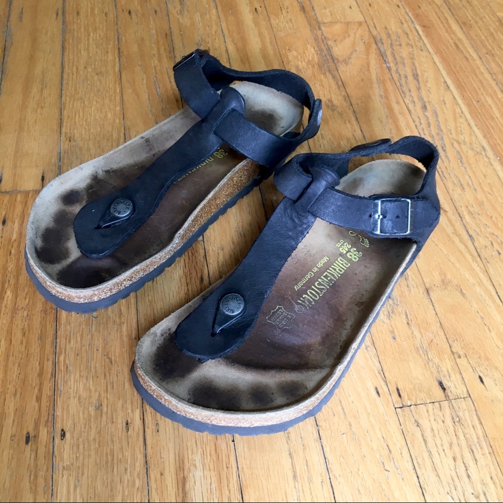 Birkenstock Gizeh Thong Black Sandals